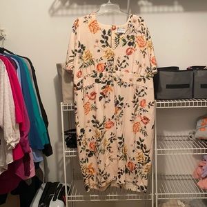 Closet London Pink Floral Dress